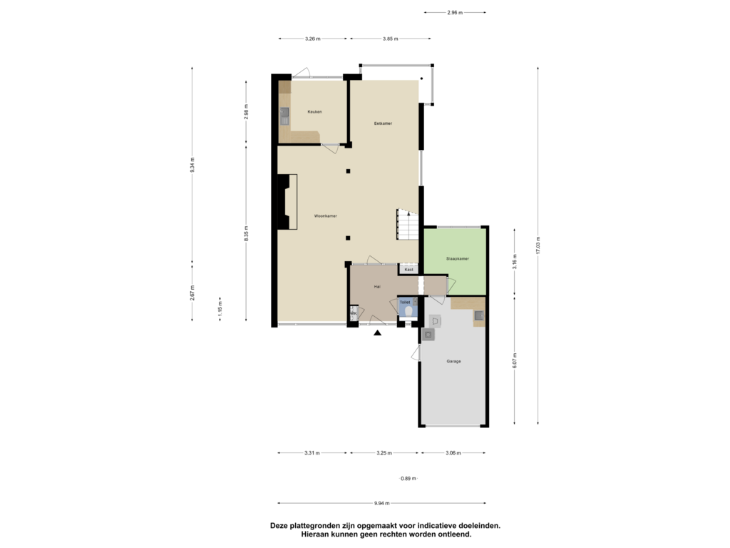 Bekijk plattegrond van Begane Grond van Bruorren Halbertsmastrjitte 11-A