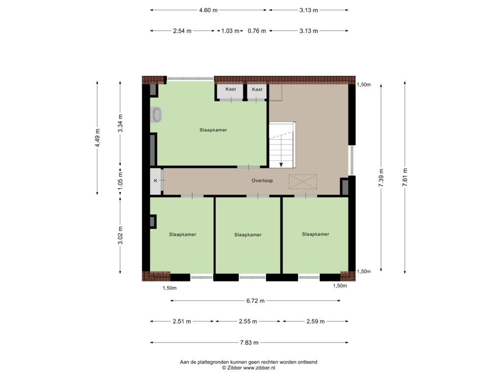 Bekijk plattegrond van Eerste Verdieping van Asterstraat 19