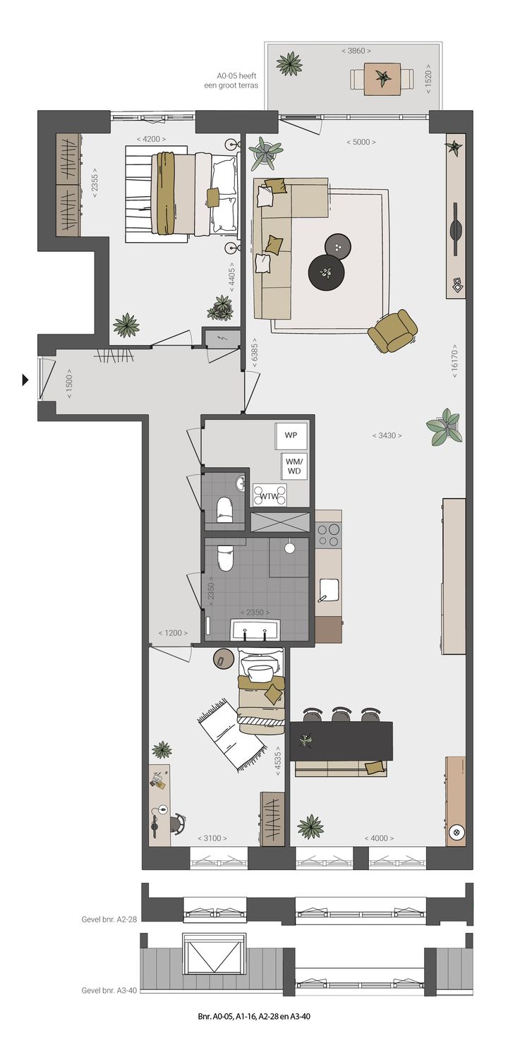 Foto 4 van Appartement (Bouwnr. A1-16)