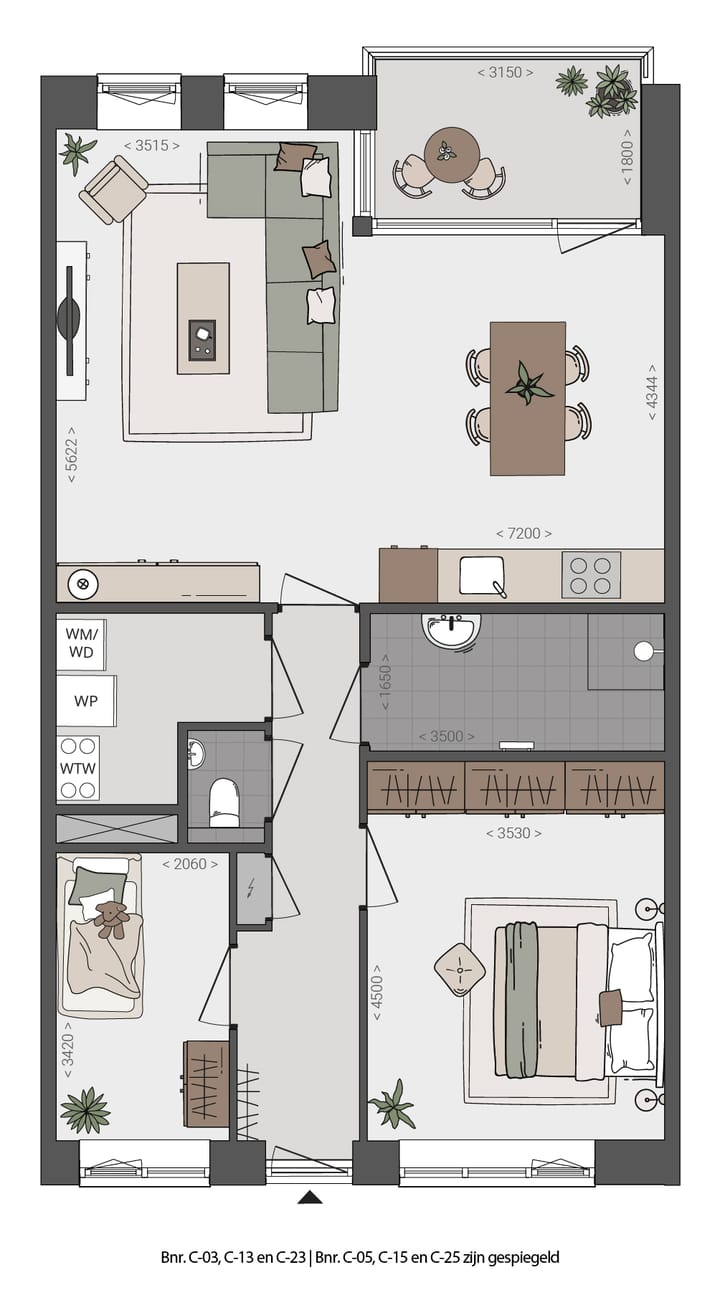 Foto 4 van Appartement (Bouwnr. C-05)