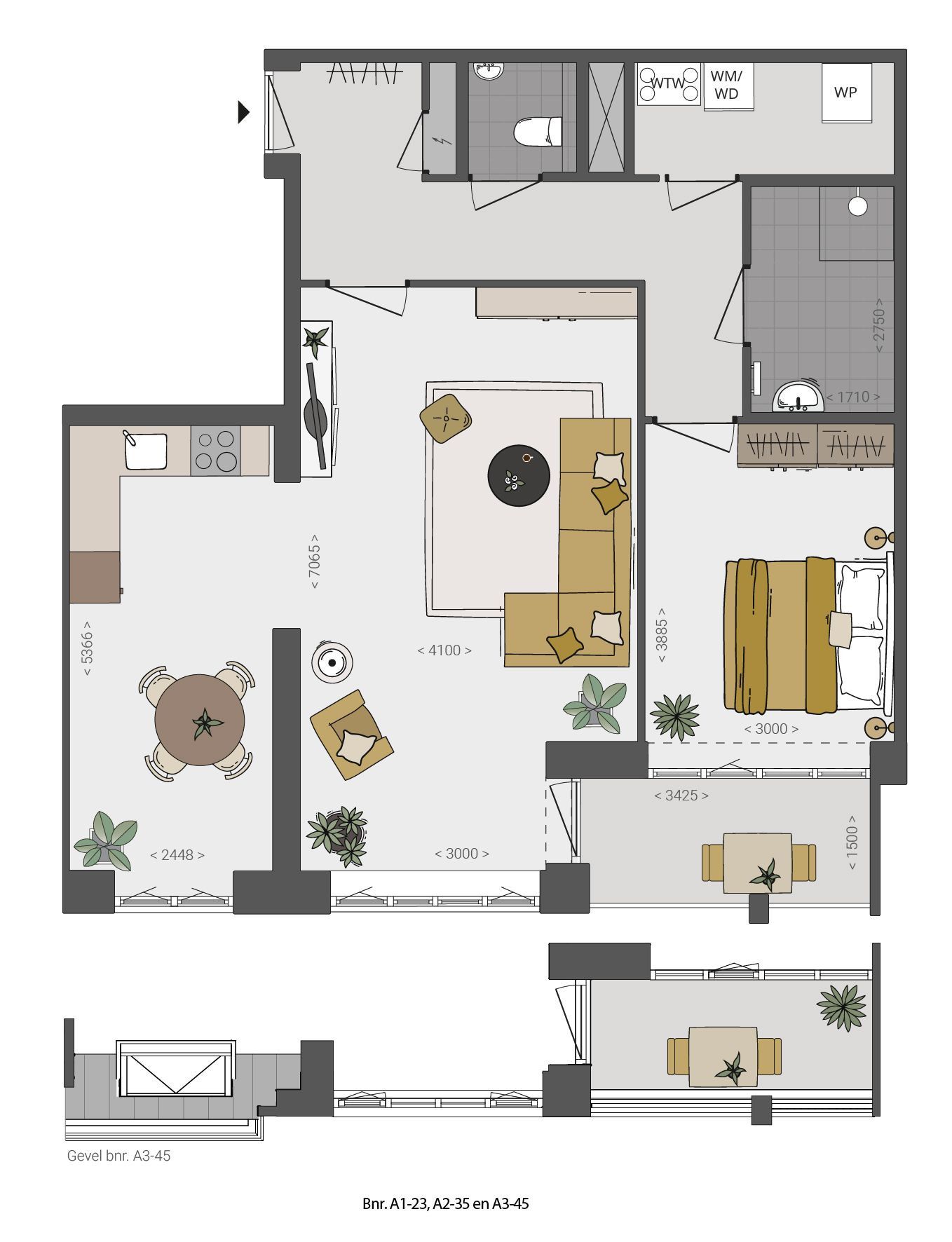 Photo 4 of Appartement (Bouwnr. A3-45)