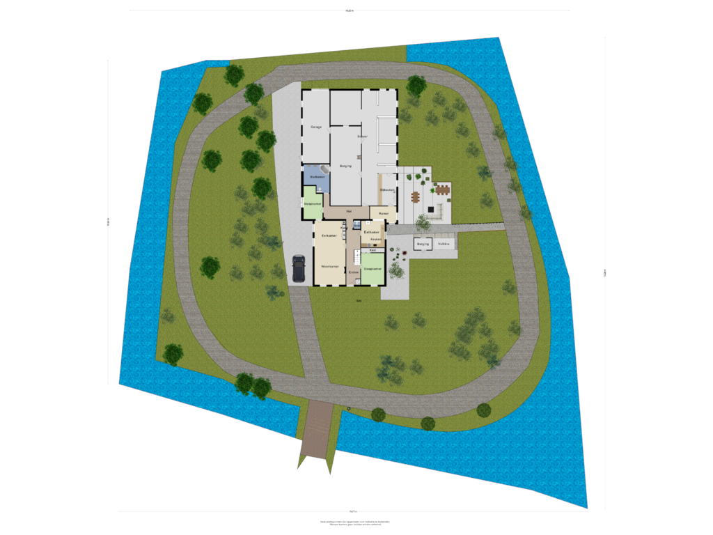 Bekijk plattegrond van Begane Grond-Tuin van Leidseweg 553