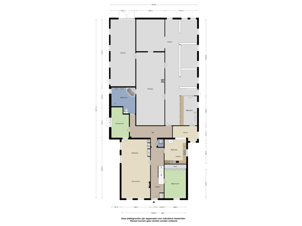 Bekijk plattegrond van Begane Grond van Leidseweg 553