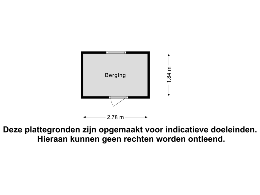 Bekijk plattegrond van Berging van Leidseweg 553