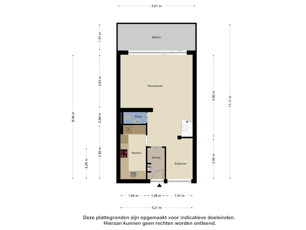 Bekijk plattegrond van Eerste Verdieping van Jan Barendselaan 90