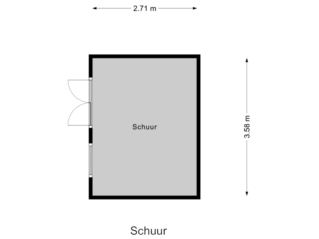 Bekijk plattegrond van Schuur van Esdoornstraat 31