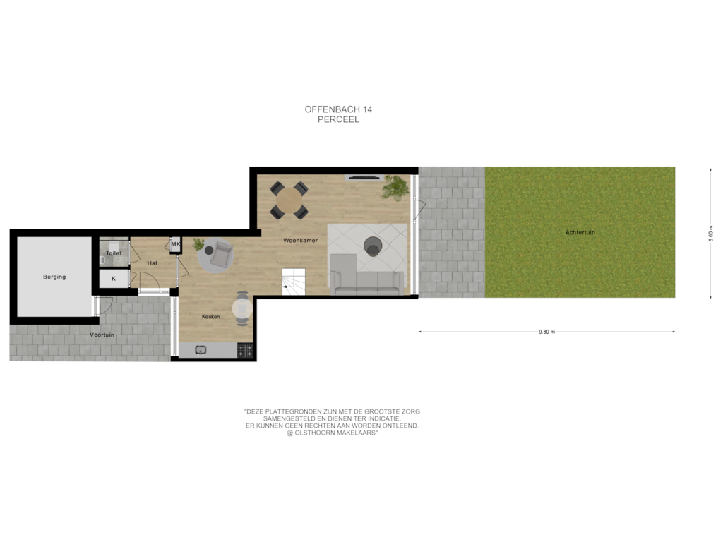 Bekijk plattegrond van Perceel van Offenbach 14