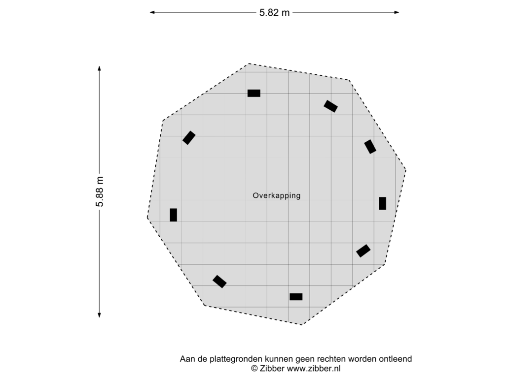 View floorplan of Overkapping of Lenteweg 82