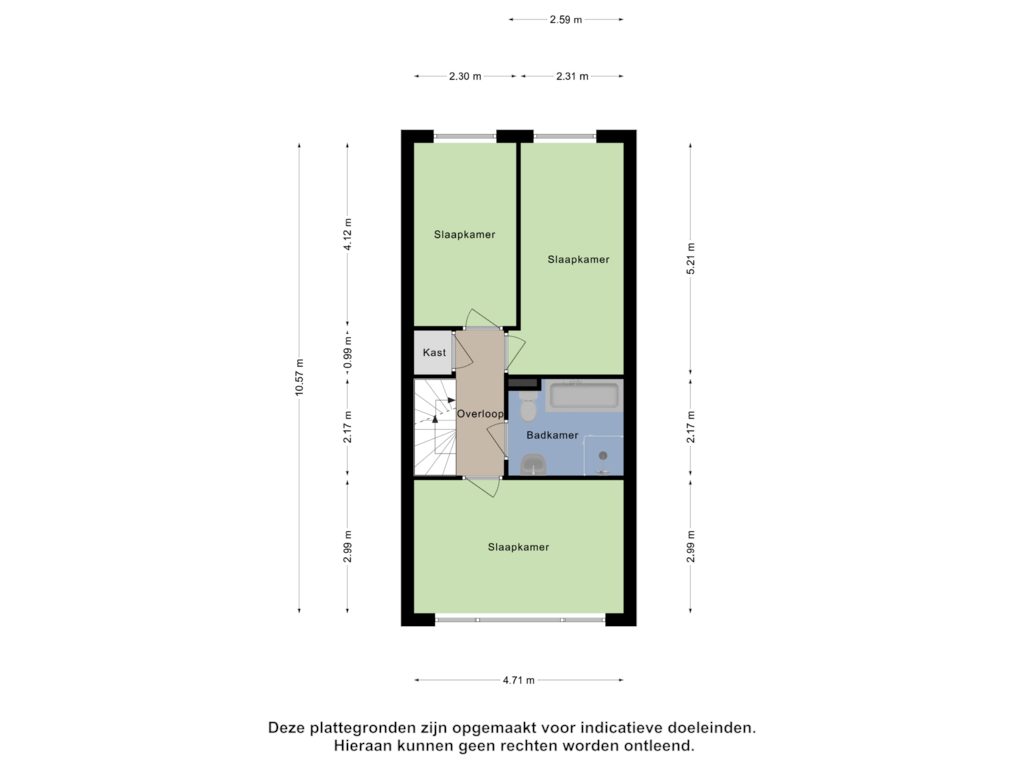 Bekijk plattegrond van Eerste Verdieping van Joubertstraat 63