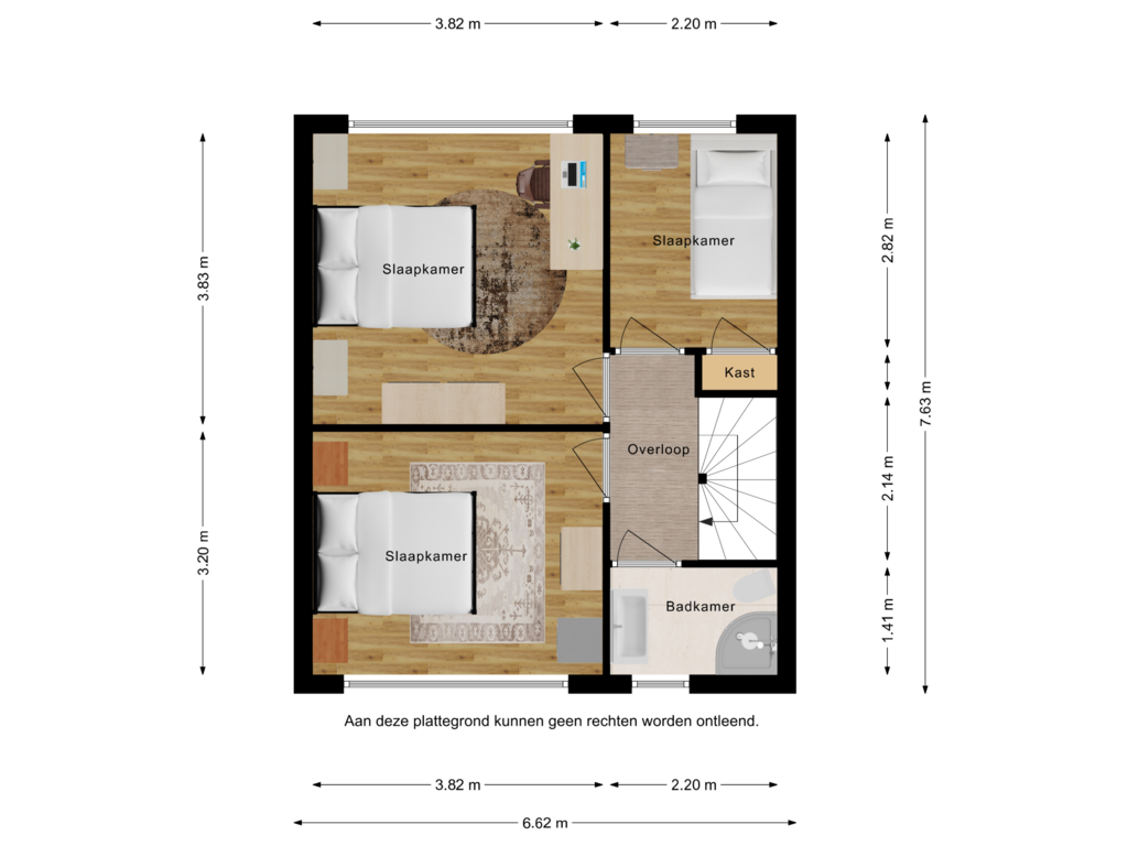 Bekijk plattegrond van 1eV van Zuijenstraat 19 van Burgemeester van Zuijenstraat 19