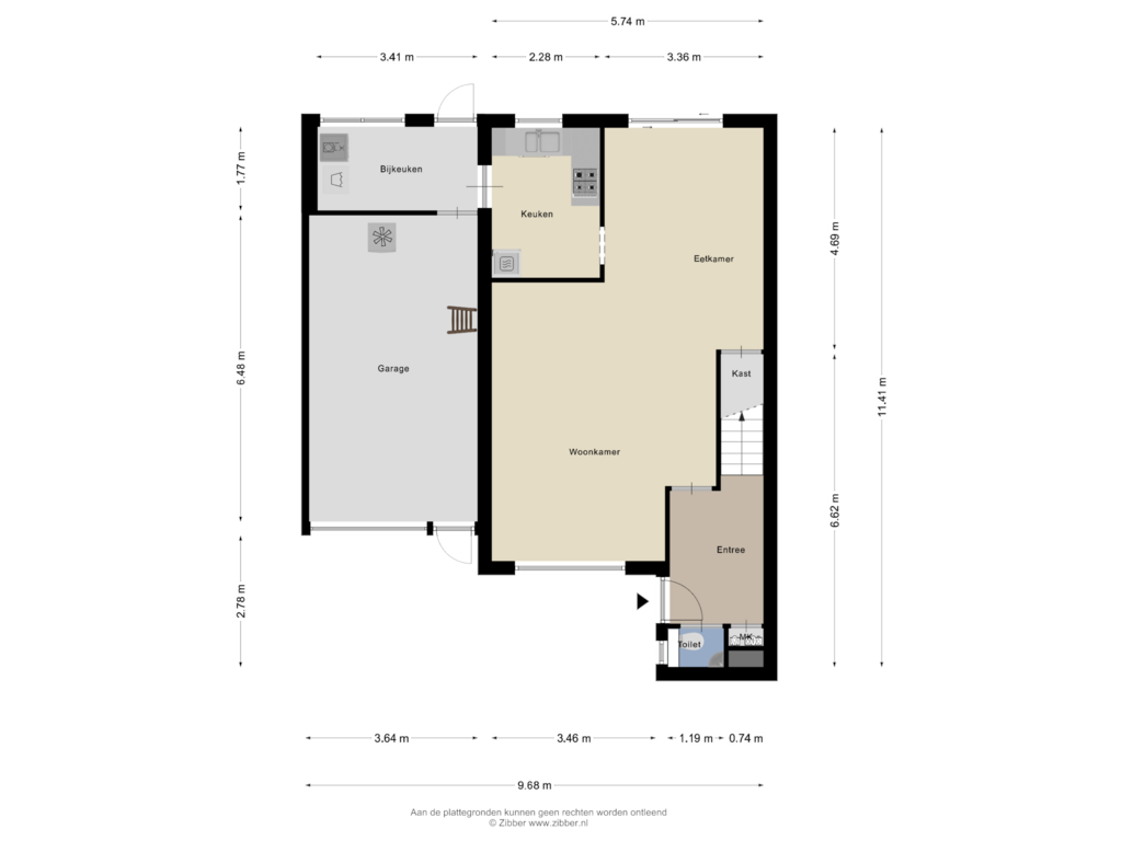 View floorplan of Begane Grond of de Meute 52