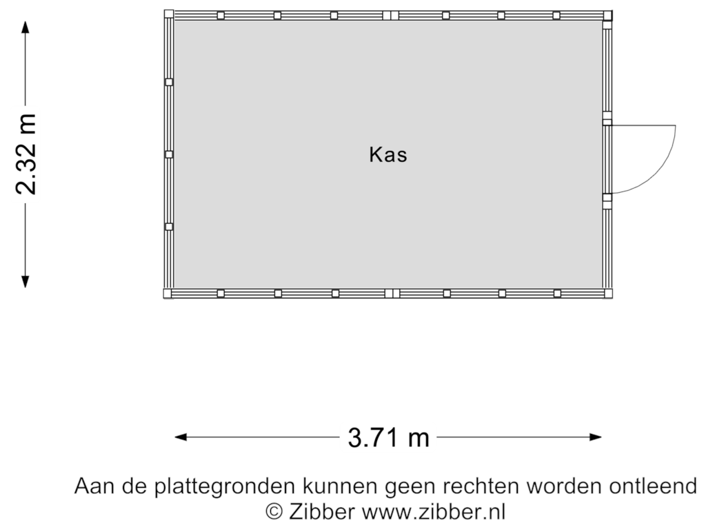 View floorplan of Kas of de Meute 52