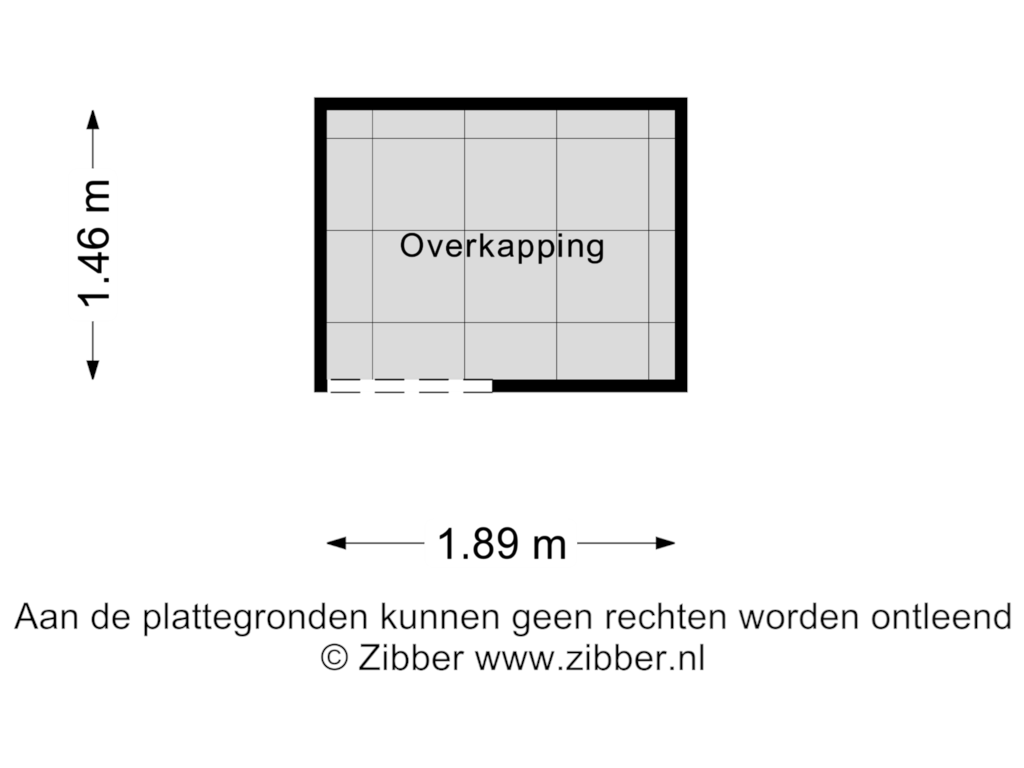 View floorplan of Overkapping of de Meute 52