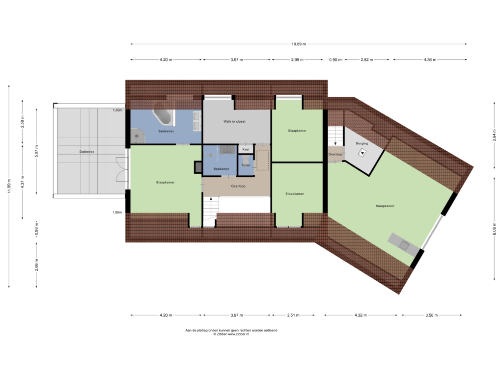 Bekijk plattegrond van Eerste Verdieping van Hilvarenbeekseweg 9