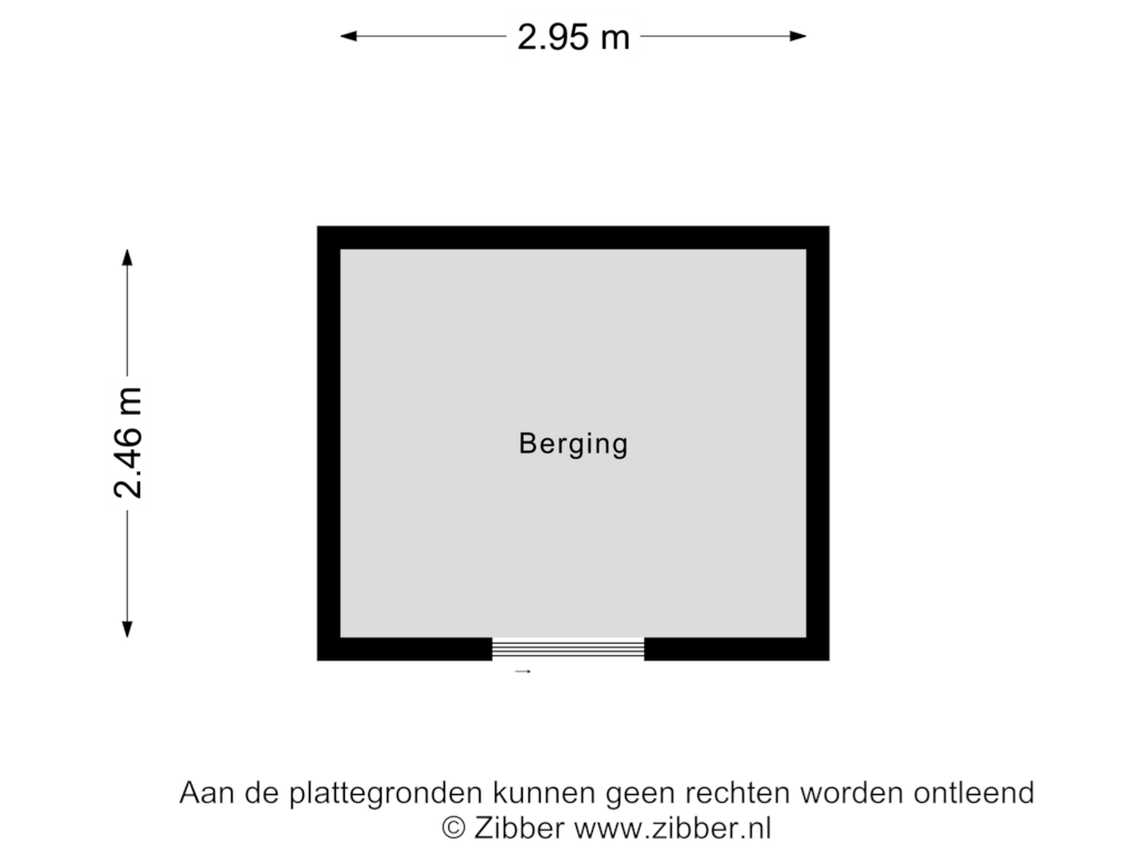 Bekijk plattegrond van Berging van Hilvarenbeekseweg 9