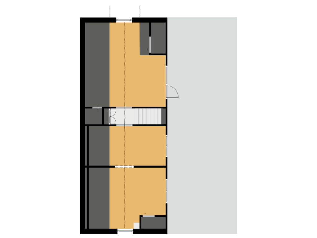 Bekijk plattegrond van Eerste verdieping van Kleizuwe 8