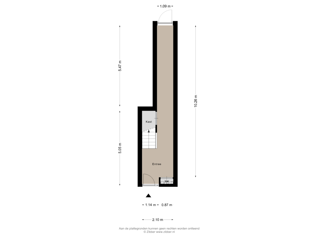 Bekijk plattegrond van Begane grond van Honingbijstraat 15