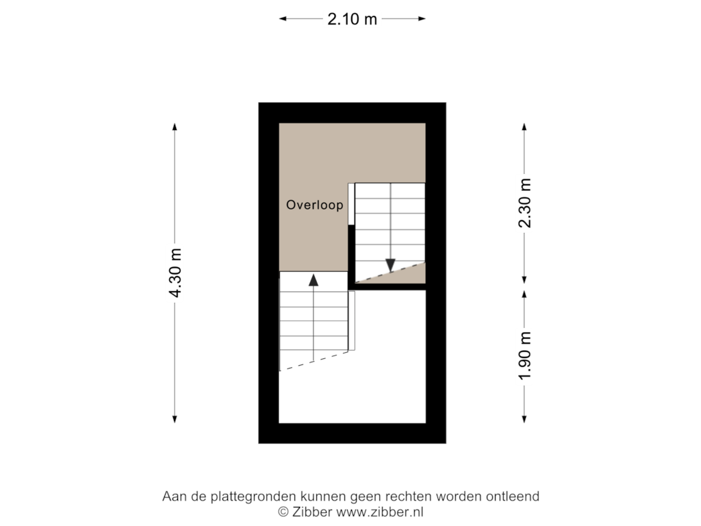 Bekijk plattegrond van Eerste verdieping van Honingbijstraat 15