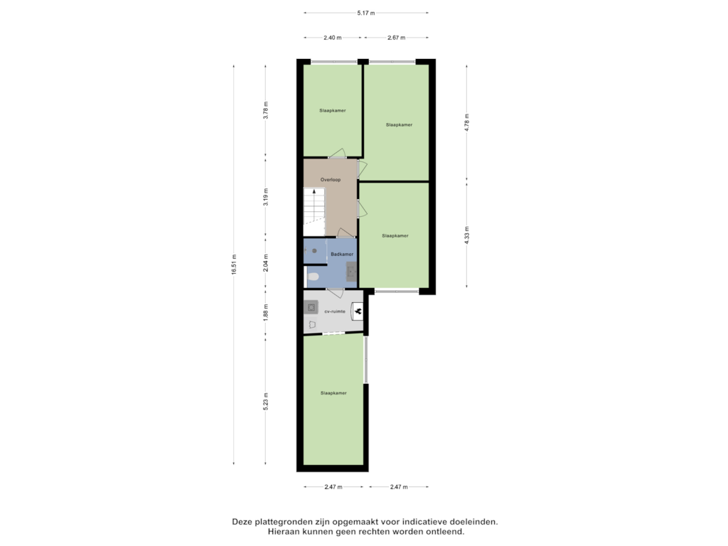 Bekijk plattegrond van Eerste Verdieping van Klarinetstraat 31