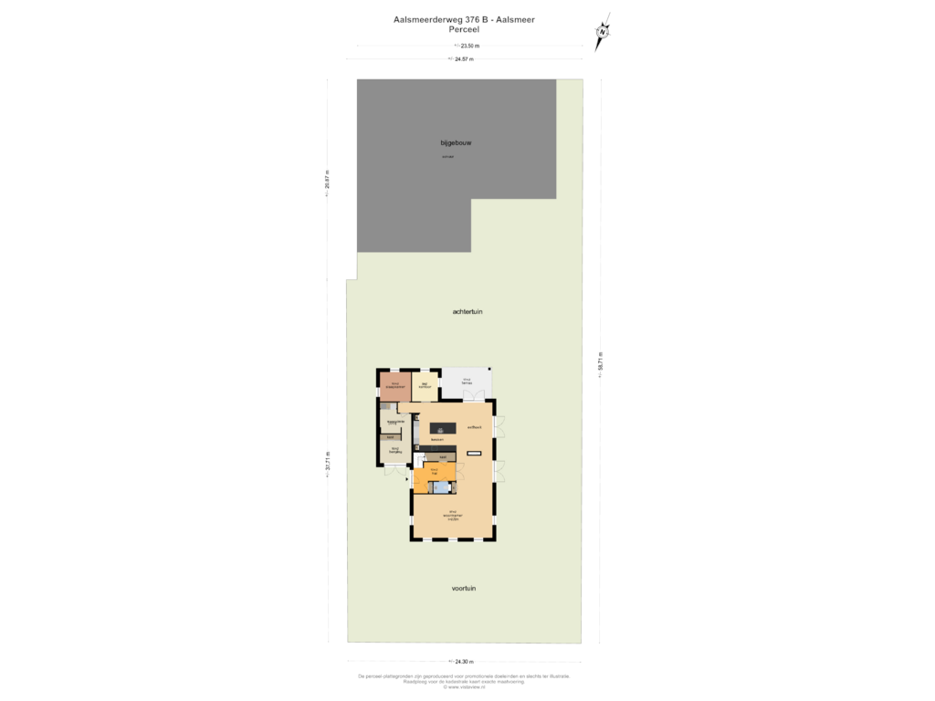 Bekijk plattegrond van PERCEEL van Aalsmeerderweg 376-B