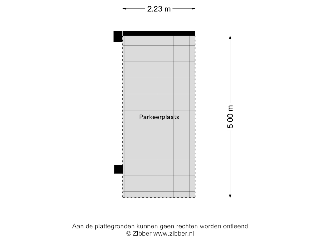 Bekijk plattegrond van Parkeerplaats van Pruimboomsteeg 21