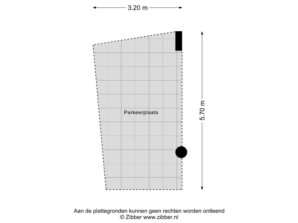 Bekijk plattegrond van Parkeerplaats van De Posten 783