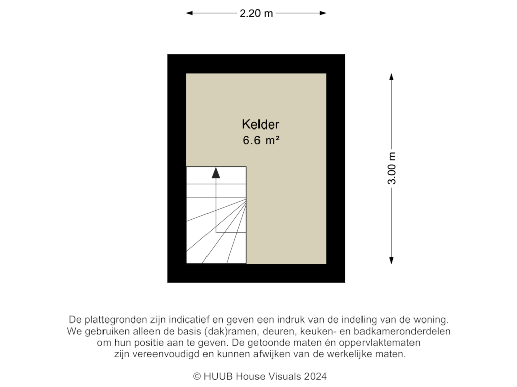 Bekijk plattegrond van Kelder van Kwartaalstraat 46