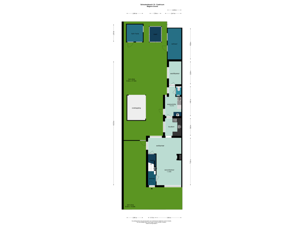 Bekijk plattegrond van BEGANE GROND van Schoutenbosch 19