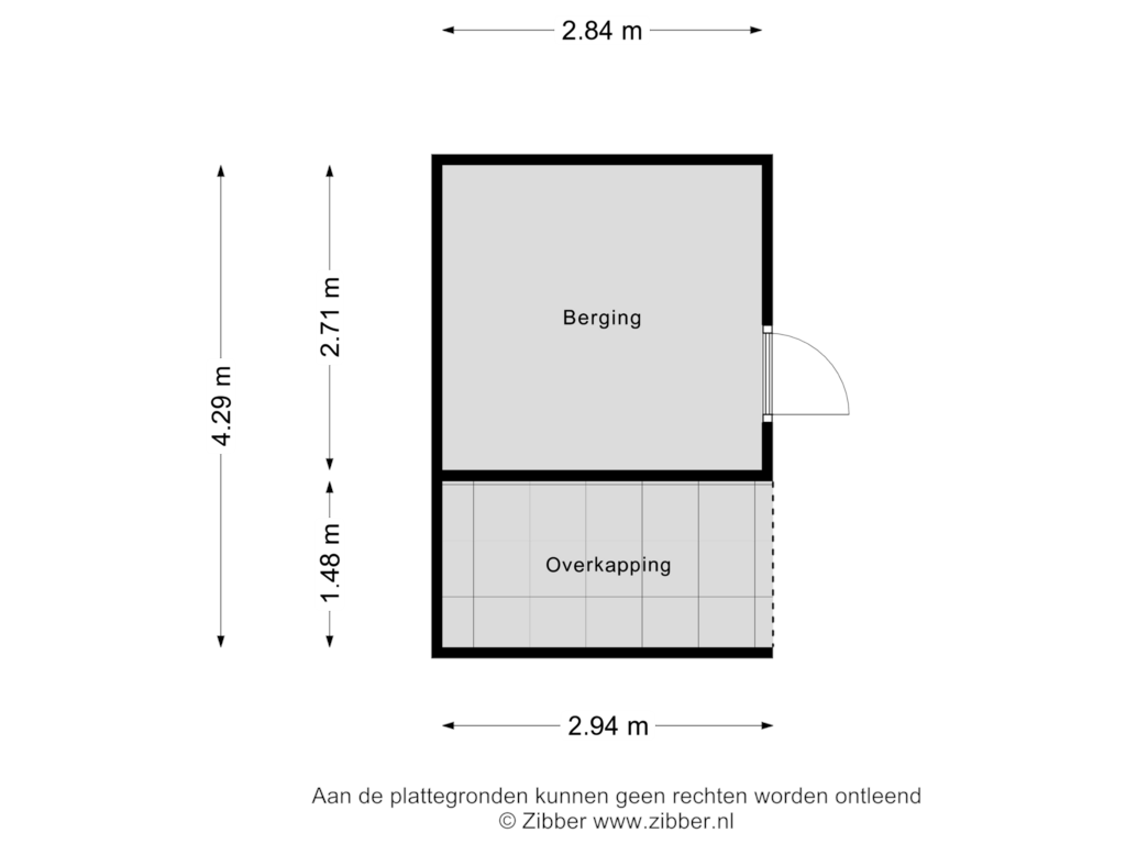 Bekijk plattegrond van Berging van Sloestraat 5