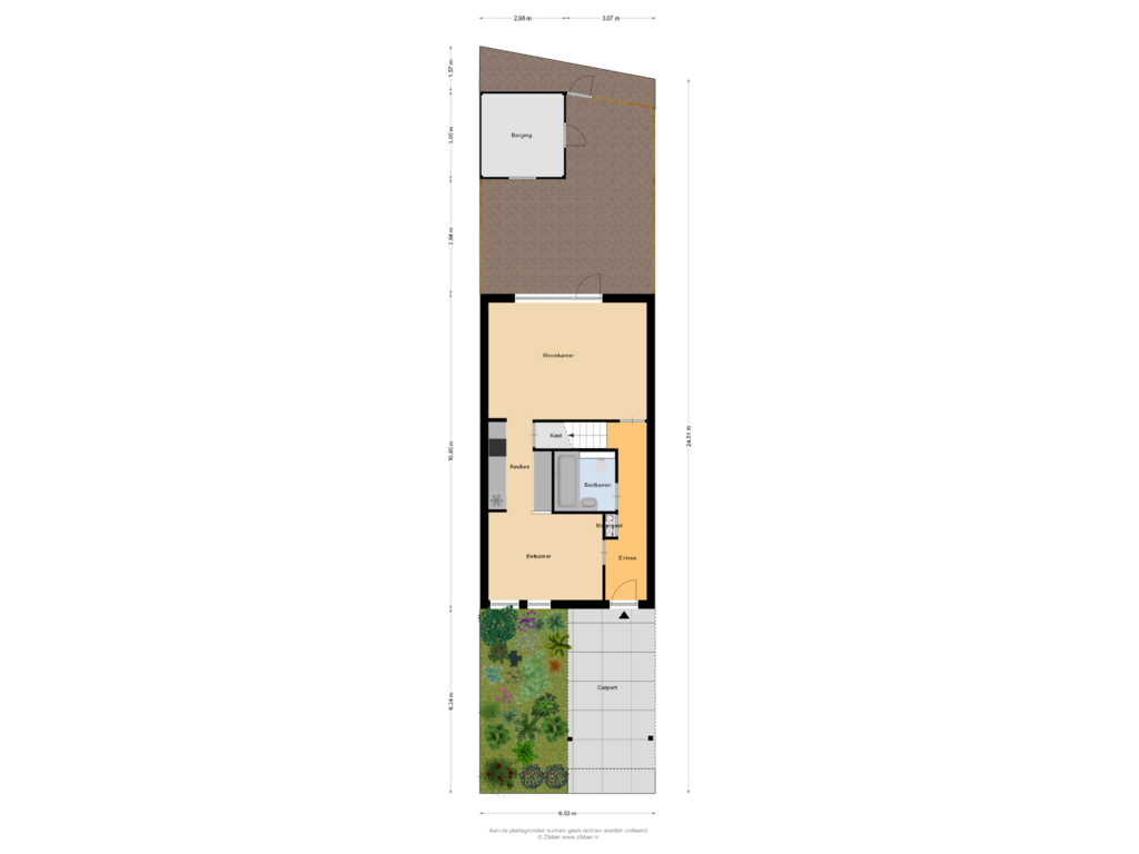 Bekijk plattegrond van Begane Grond  Tuin van Boterbloemstraat 38