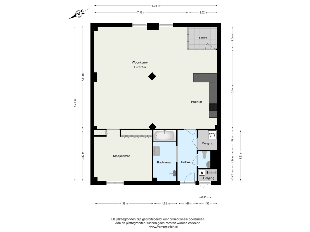 Bekijk plattegrond van Verdieping 2 van Sint-Jobstraat 43