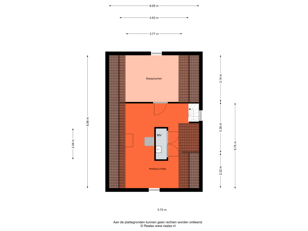 Bekijk plattegrond van Verdieping 2 van Glassnijder 1