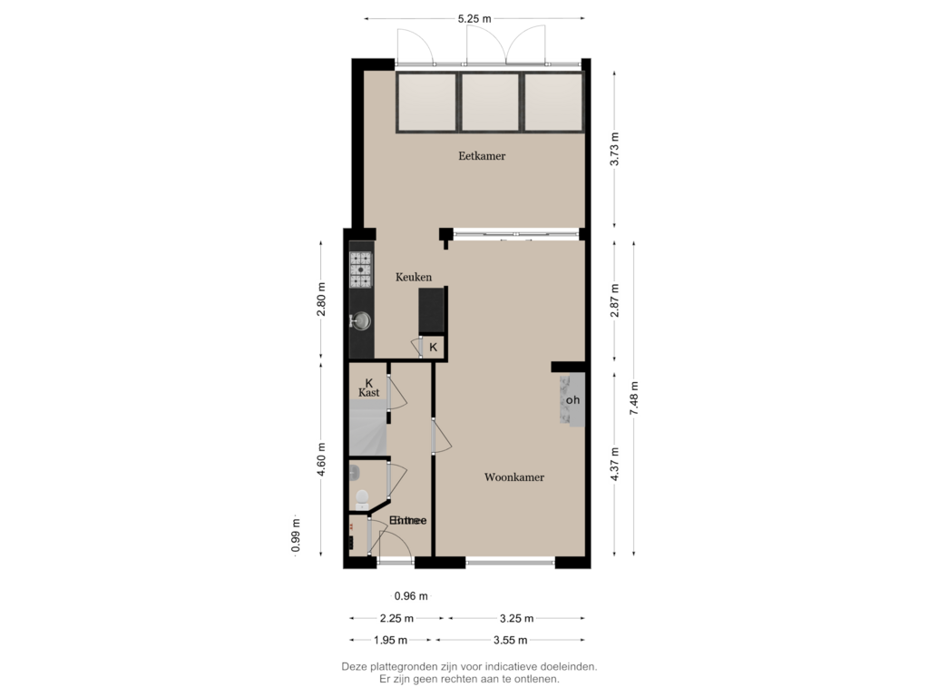 Bekijk plattegrond van Begane Grond van Brederolaan 67