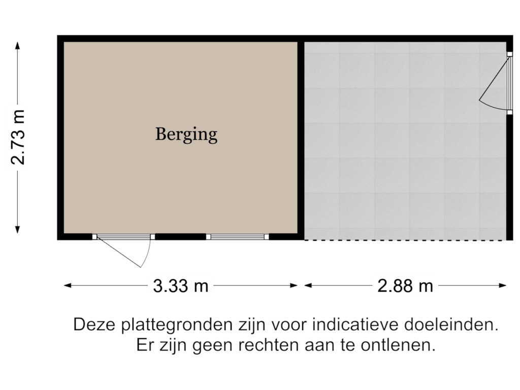 Bekijk plattegrond van Berging van Brederolaan 67