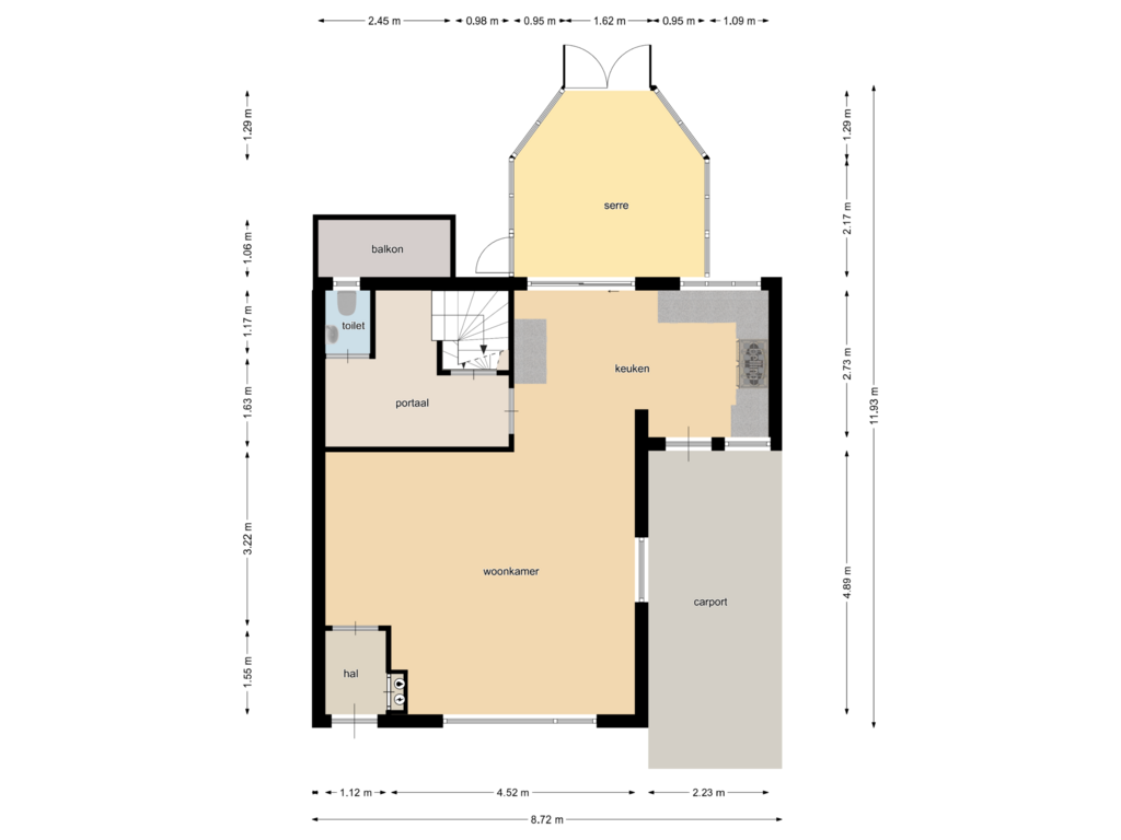 Bekijk plattegrond van First floor van Variksestraat 6-A