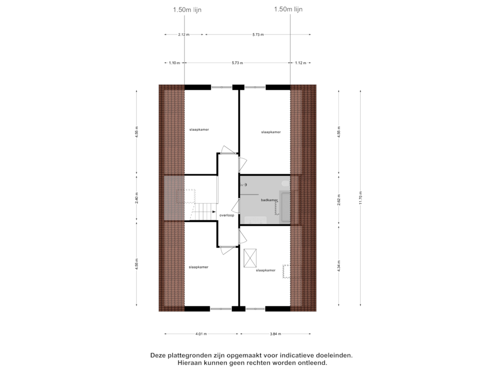 Bekijk plattegrond van Eerste Verdieping van Honte 9