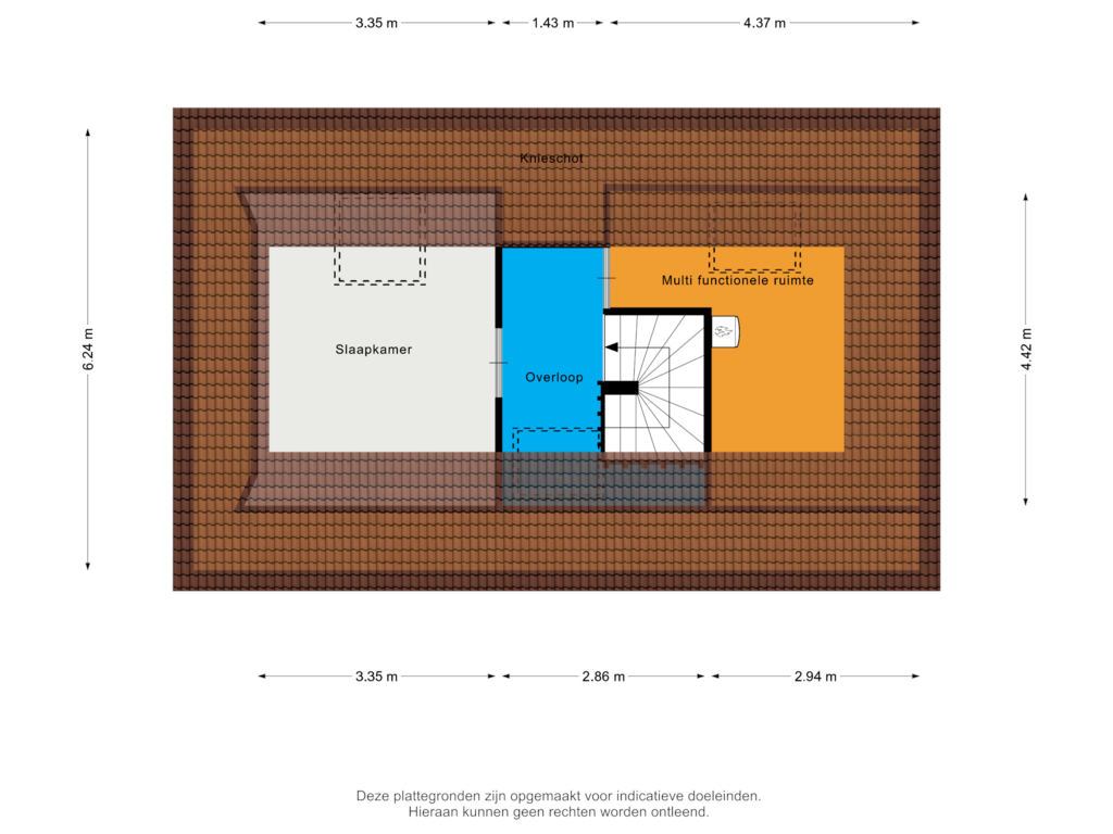 Bekijk plattegrond van Zolder van Westermark 51