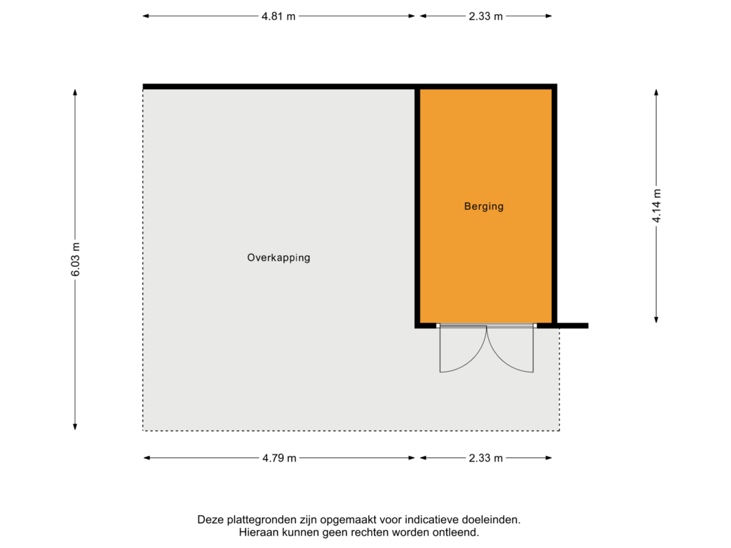 Bekijk plattegrond van Berging van Westermark 51