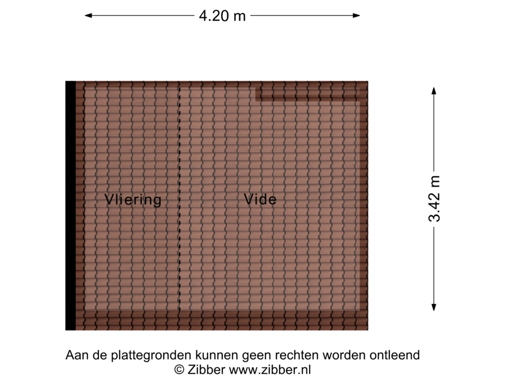 View floorplan of Vliering of Erve de Wel 2