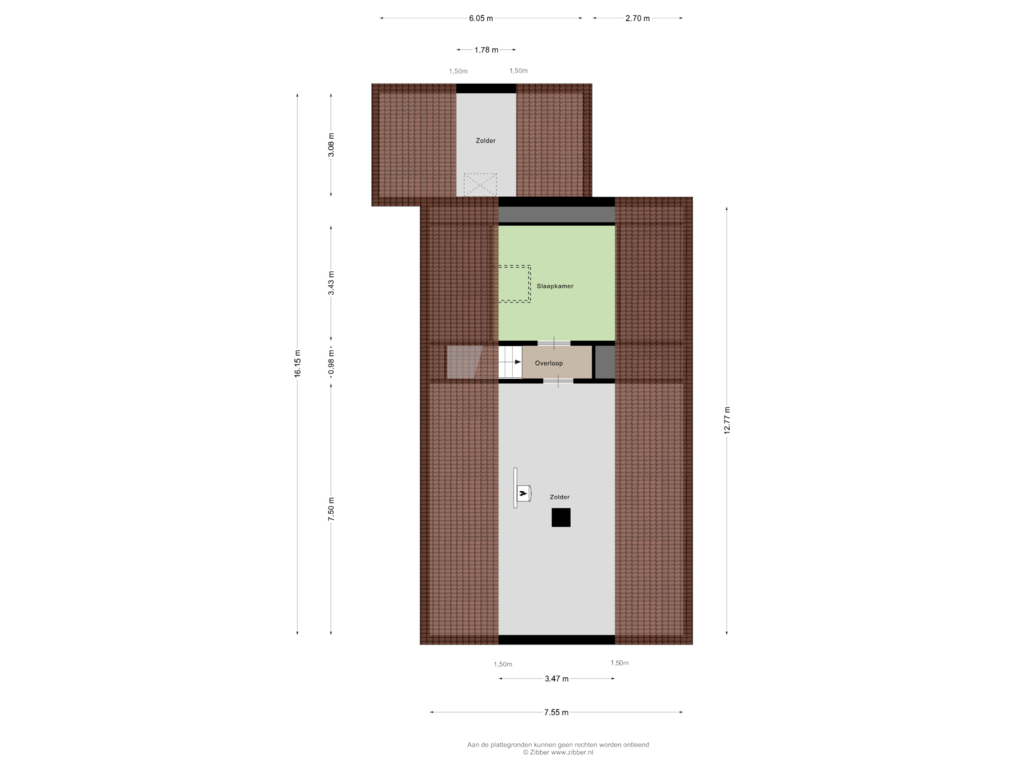 Bekijk plattegrond van Eerste Verdieping van Stogger 11