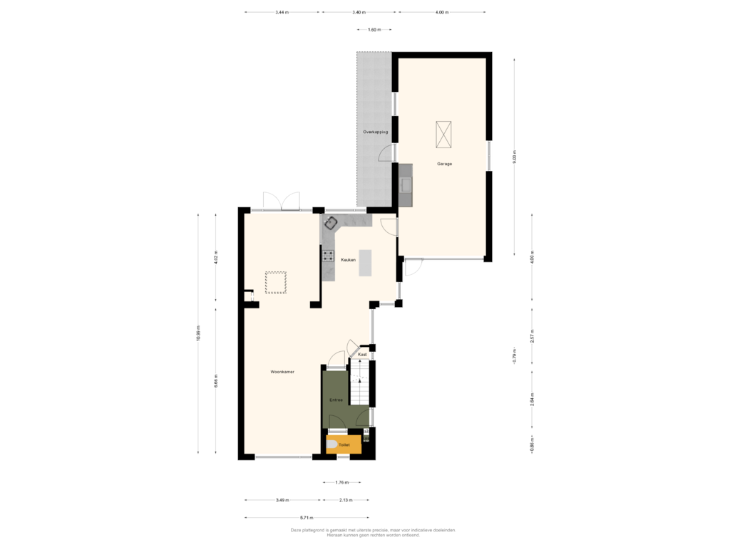 Bekijk plattegrond van Begane Grond van Wilhelminastraat 70