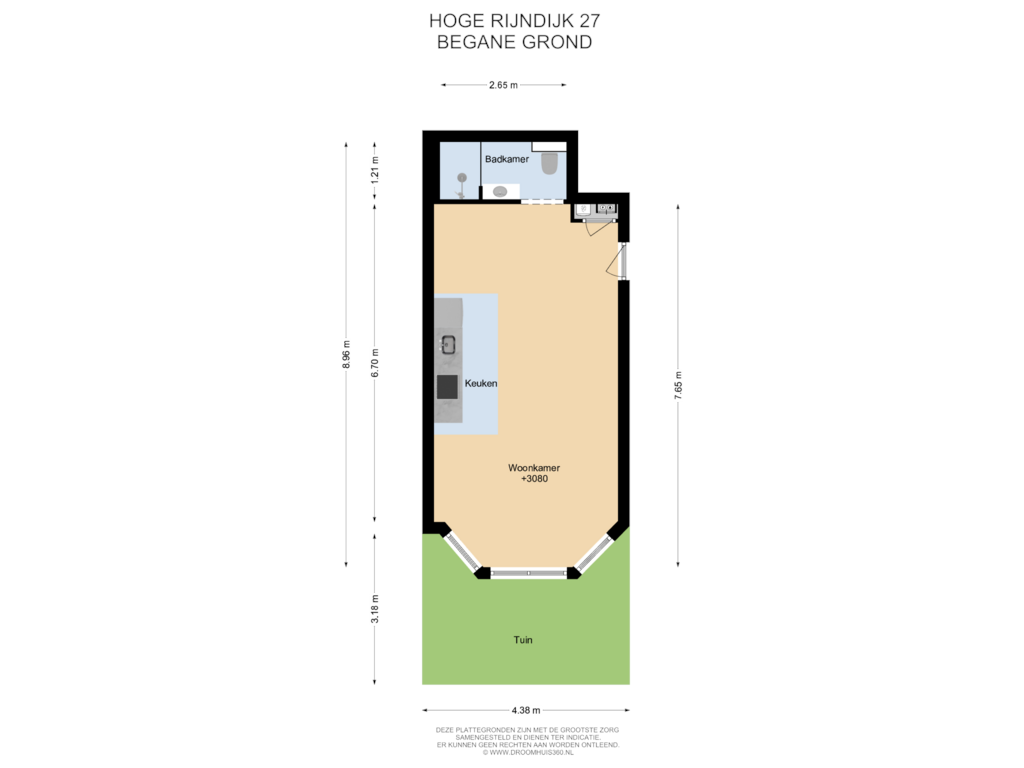 Bekijk plattegrond van Situatie van Hoge Rijndijk 27