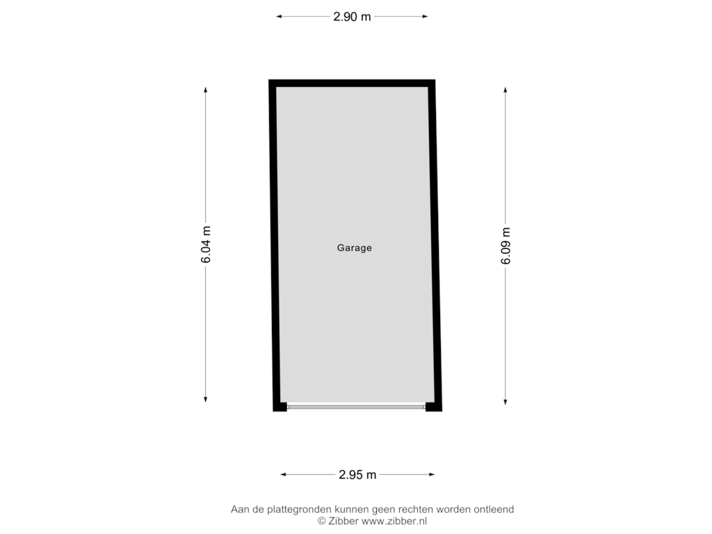 Bekijk plattegrond van Garage van Kortenaerstraat 4