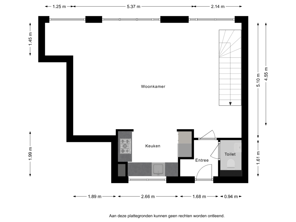 Bekijk plattegrond van Eerste Woonlaag van Jan Smitzlaan 9-19