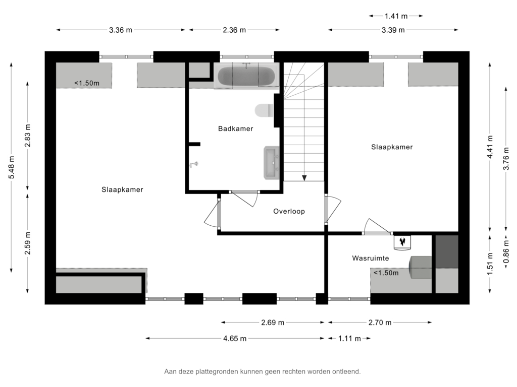 Bekijk plattegrond van Tweede Woonlaag van Jan Smitzlaan 9-19