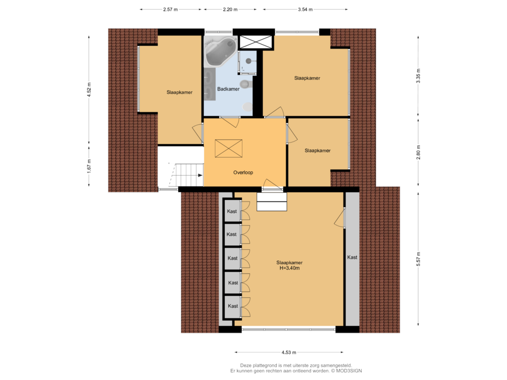 Bekijk plattegrond van Verdieping van Schaepmanlaan 12