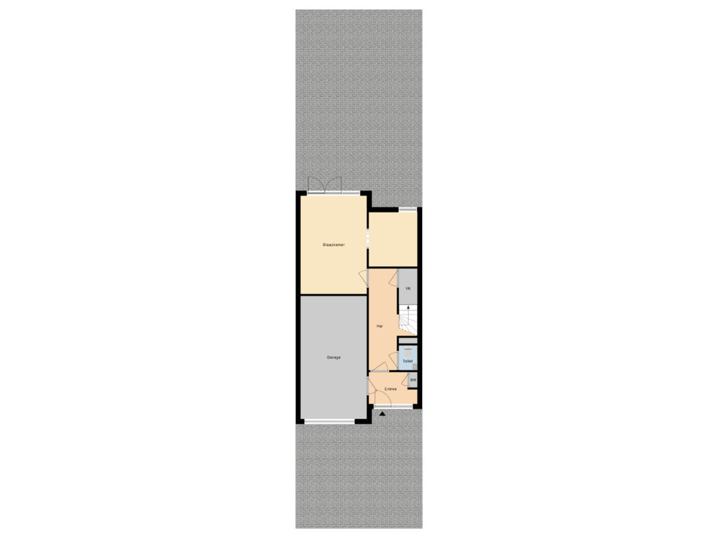 View floorplan of Kadastrale Kaart of Plataanhout 84