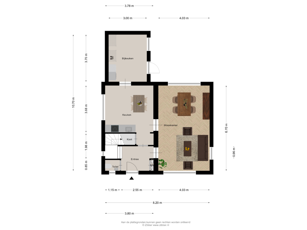 Bekijk plattegrond van Begane Grond van Kerkstraat 16