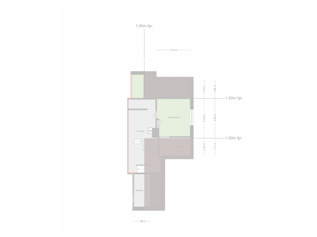 Bekijk plattegrond van Floor 1 van Bovenheigraaf 138