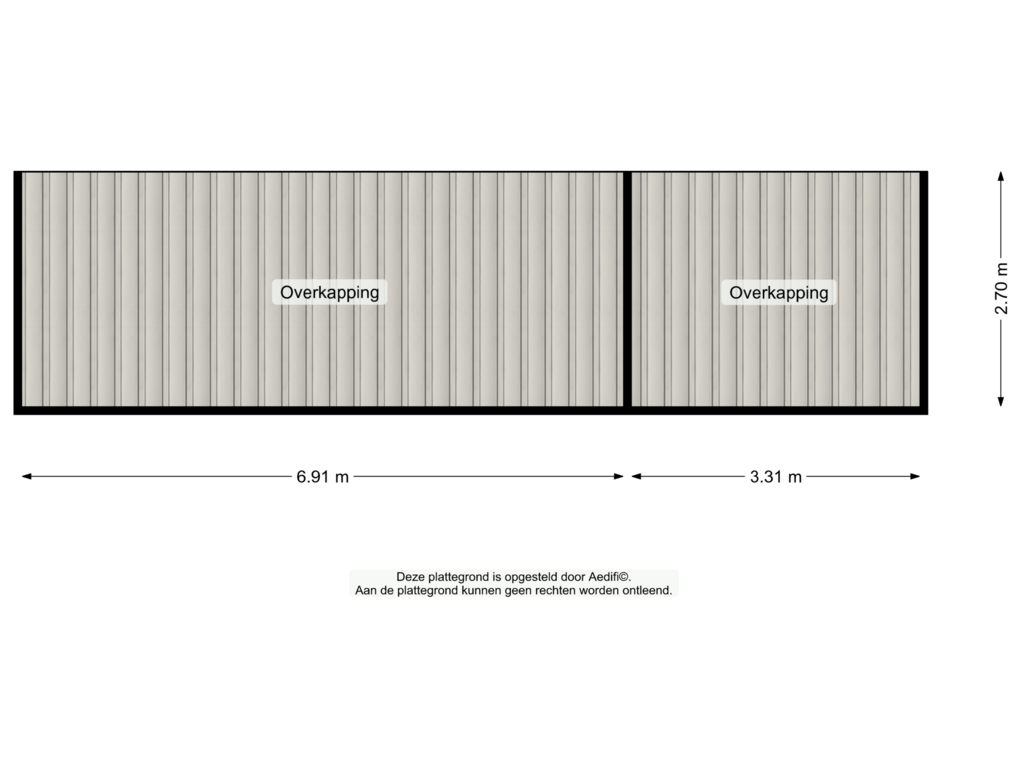 View floorplan of Overkapping of Langewijk 22